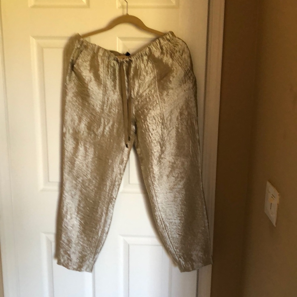Jcrew Gold Party Pant